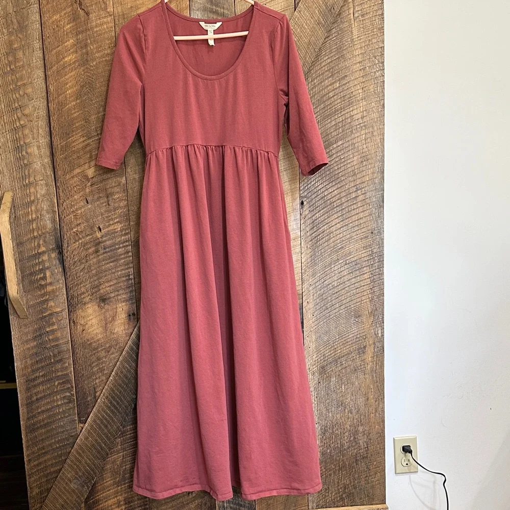 joanna gaines red dress Matilda Jane Joanna Gaines Country Drive Maxi Dress Rose/Pink Size M ~E2